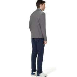 Original Penguin OP L/S 1/4 Zip Technica Quiet-Gray-Heather