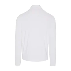 Original Penguin OP L/S 1/4 Zip Technica Vit Bright-White Discount