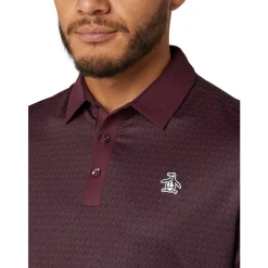 Original Penguin OP Ss Petes Tee Time Po Mauve-Wine Sale