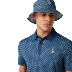 Original Penguin OP Ss Petes Tee Time Po Black-Iris