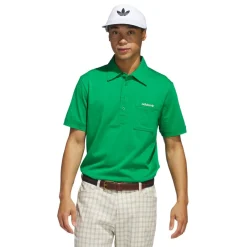 Adidas Golf Originals Ori S Pocket Polo Grön Green New