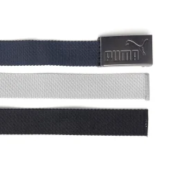Puma 6 Pack Web Belt Black-Bright White Outlet