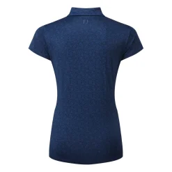 FootJoy Painted Floral Cap Sleeve Lisle Blå Navy Clearance