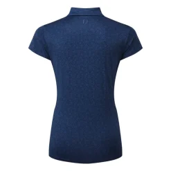 FootJoy Painted Floral Cap Sleeve Lisle Blå Navy Clearance