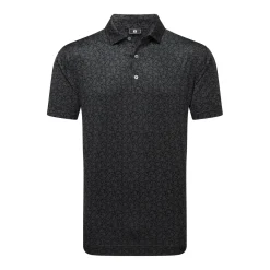FootJoy Painted Floral Lisle Svart Black Outlet