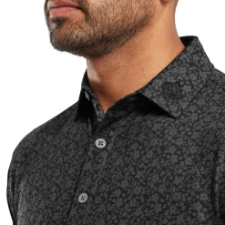 FootJoy Painted Floral Lisle Svart Black Outlet