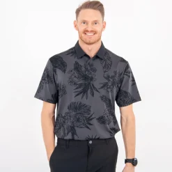 Under Armour Playoff Polo 2.0 Floral Svart Svart (025) Hot