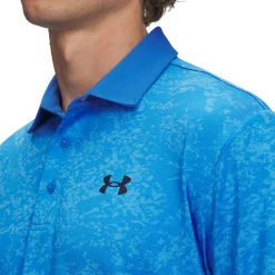 Under Armour Playoff 3.0 Printed Polo Blue Atlantis (403) Best