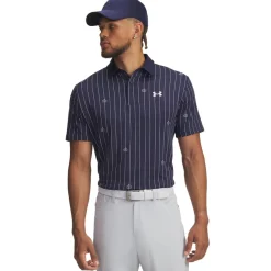 Under Armour Playoff 3.0 Printed Polo Midnight Navy (426) Hot