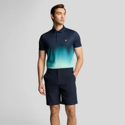 Lyle & Scott 5 Pocket Golf Short Blå Dark Navy (Z271) Sale