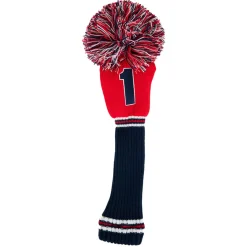 PRG PomPom Headcover Driver Blå Röd Blå/Röd Best