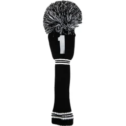 PRG PomPom Headcover Driver Svart Vit Svart/Vit Online