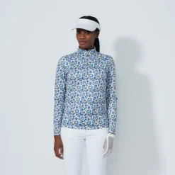 Daily Sports Print Peached Half Neck Water-Leo Best