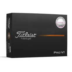 Titleist 25 Pro V1 Perf Align White-Pink New