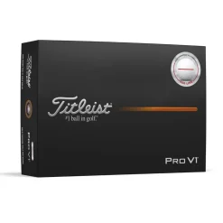 Titleist 25 Pro V1 Perf Align White-Red New