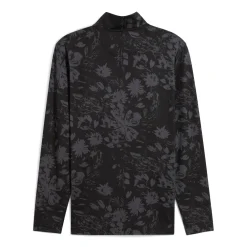 Puma Pure 2.0 Rose 1/4 Zip Black-Strong Gray Discount