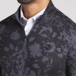Puma Pure 2.0 Rose 1/4 Zip Black-Strong Gray Discount