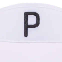 Puma P Visor Adj Bright White- Black Discount