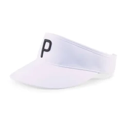 Puma P Visor Adj Bright White- Black Discount