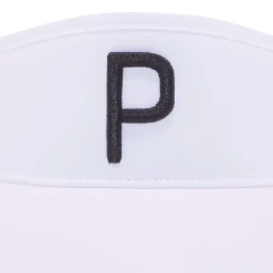 Puma P Visor Adj Bright White- Black Discount