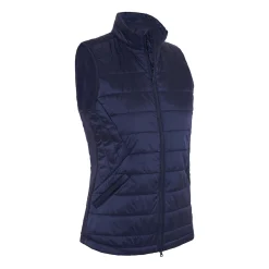 Callaway Quilted Puffer Vest Blå Peacoat Best