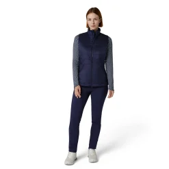 Callaway Quilted Puffer Vest Blå Peacoat Best