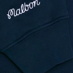 Malbon Golf Range Cooper Sweatshirt Blå Navy Outlet