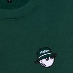 Malbon Golf Range Cooper Sweatshirt Grön Forest New