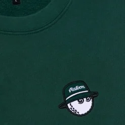 Malbon Golf Range Cooper Sweatshirt Grön Forest New