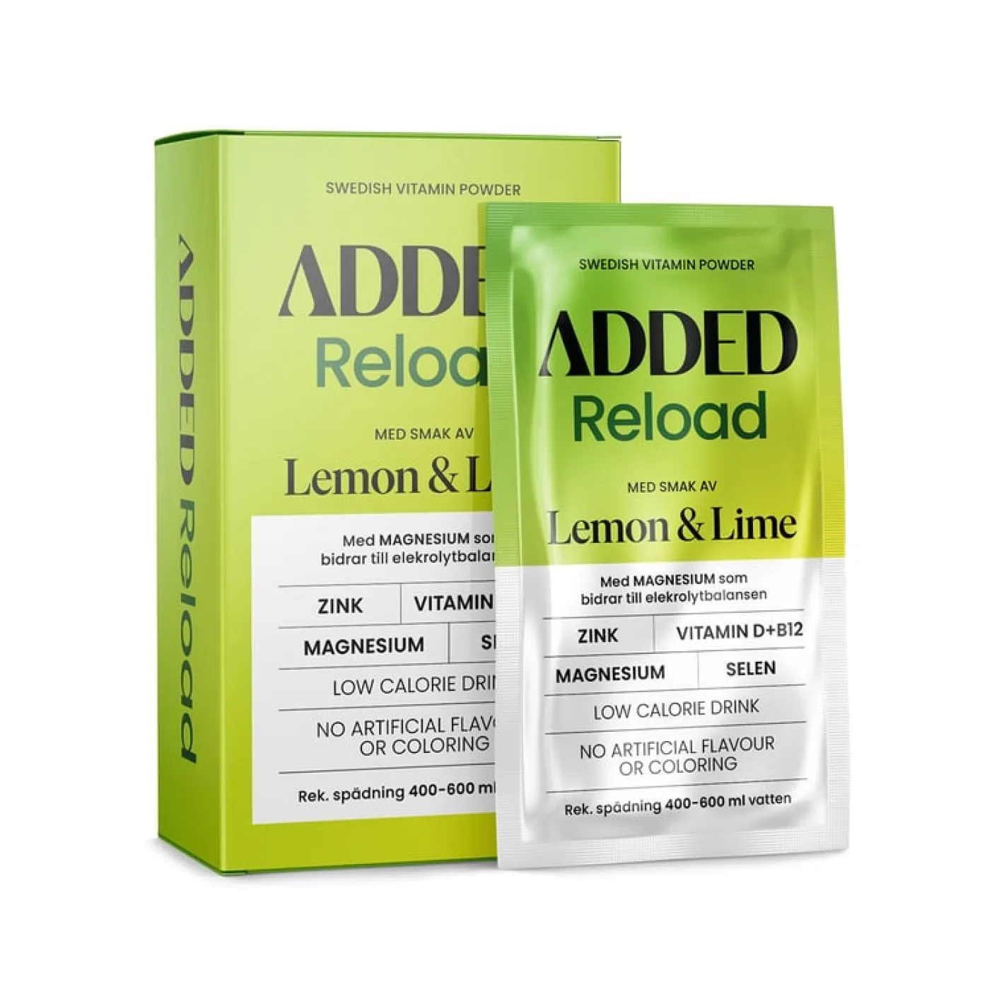 Added Reload Lime&Lemon 10-pack Discount