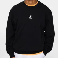 J.Lindeberg Roberto Crewneck JL x Kangol Svart Black Best