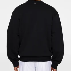 J.Lindeberg Roberto Crewneck JL x Kangol Svart Black Best