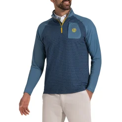 FootJoy Rock Print Midlayer Blue-Tonal Online