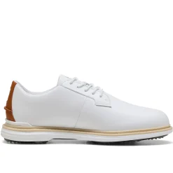 Puma Royale White-Leather Brown Clearance