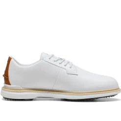 Puma Royale White-Leather Brown Clearance