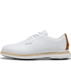 Puma Royale White-Leather Brown Clearance