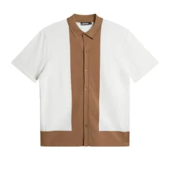 J.Lindeberg Rue Knitted Polo Shirt Vit White Discount