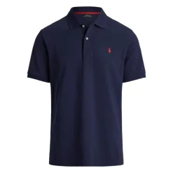 Ralph Lauren Short Sleeve Polo Performance Stretch Mesh Refined Navy Clearance