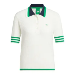 Adidas Golf Originals S Knit Polo W Cwhite Hot
