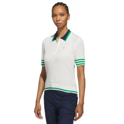 Adidas Golf Originals S Knit Polo W Cwhite Hot