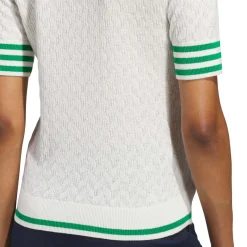 Adidas Golf Originals S Knit Polo W Cwhite Hot