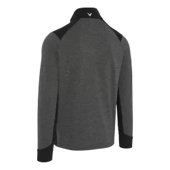 Callaway Soft Touched Blocked 1/4 Zip Black-Heather