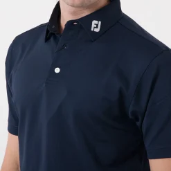 FootJoy Solid Stretch Tour Blå Navy Discount