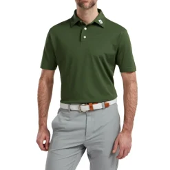 FootJoy Solid Stretch Tour Grön Grön (Olive) Sale