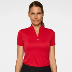 J.Lindeberg Sophie Polo Barbados-Cherry Best