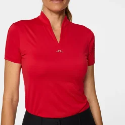 J.Lindeberg Sophie Polo Barbados-Cherry Best
