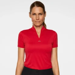 J.Lindeberg Sophie Polo Barbados-Cherry Best
