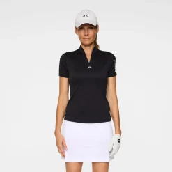 J.Lindeberg Sophie Polo Svart Black New