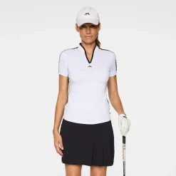 J.Lindeberg Sophie Polo Vit White Sale