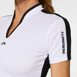 J.Lindeberg Sophie Polo Vit White Sale
